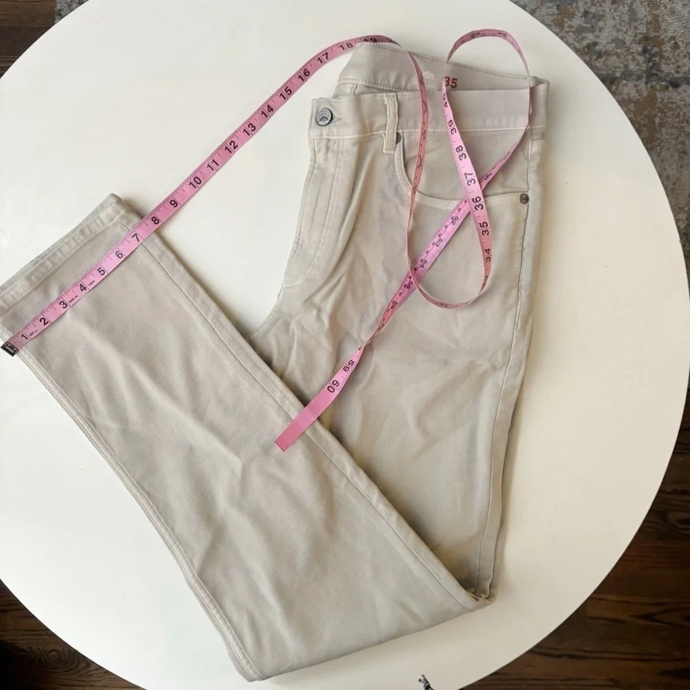 Faherty Stretch Terry 5-Pocket Pant Stone Men’s 35x34 NWOT Slim Straight - Picture 2 of 8